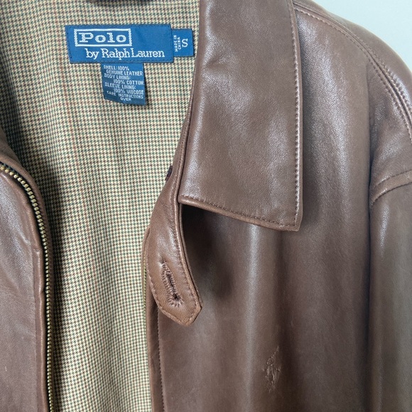 Ralph Lauren Geniune Leather Jacket - Picture 2 of 3